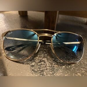 Blue and Gold Women’s Ray-Ban Sunglasses